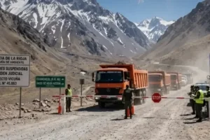 Crisis en Guandacol: Vecinos cortan la Ruta 506 en reclamo por el freno al Proyecto Vicuña