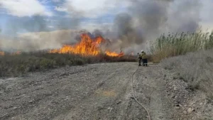 Feroz embate del Zonda en San Juan: varios heridos graves y pérdidas totales por incendios desenfrenados