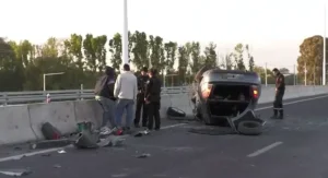 Un violento vuelco en Ruta 40 no terminó en tragedia de milagro